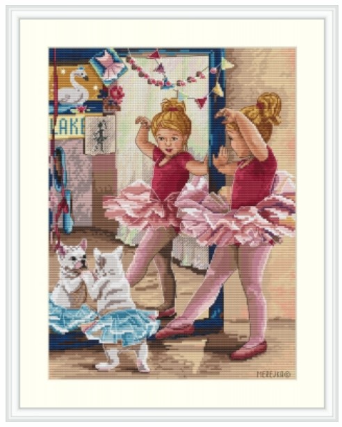 The Ballerinas 16 Count Cross Stitch Kit Stitch It Central