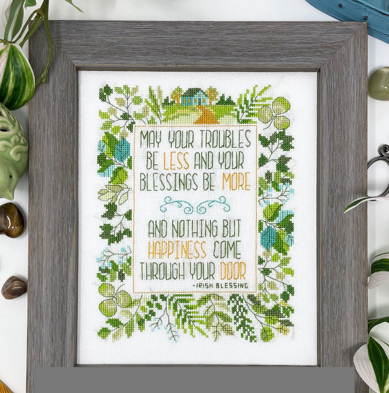 An Irish Blessing Cross Stitch Chart Stitch It Central