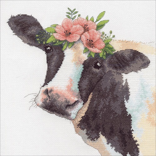 Sweet Cow Cross Stitch Kit 70 35386 Stitch It Central