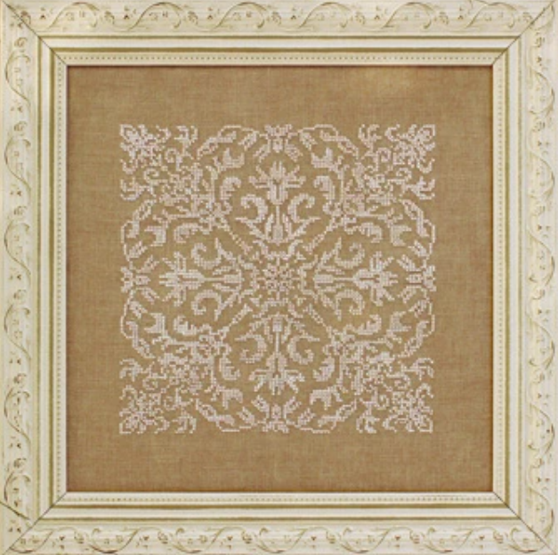 Damask Square - Cross Stitch Chart