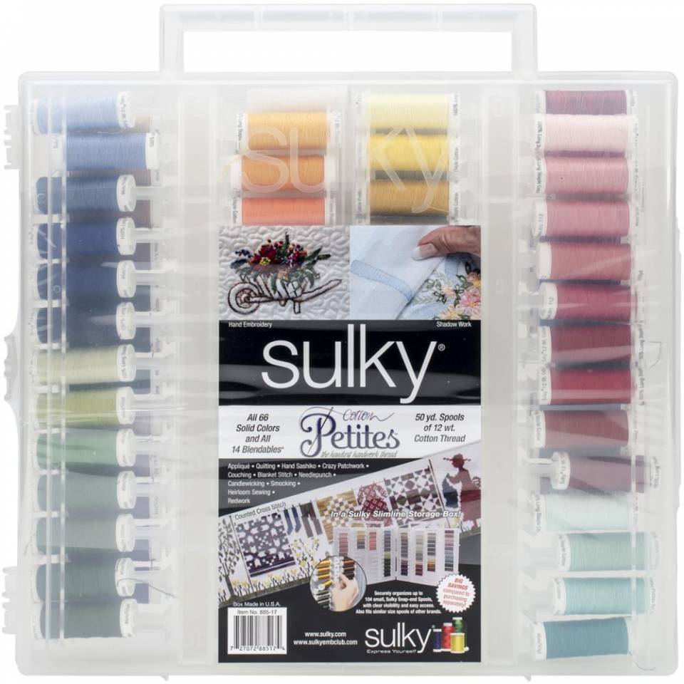 Sulky Sampler 12wt Cotton Petites 6-pkg-redwork Assortment