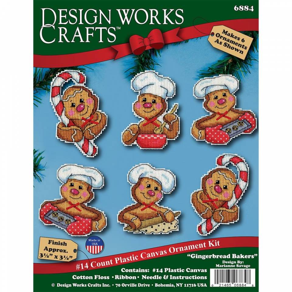 5 Festive Gingerbread Plastic Canvas Patterns – Needle Work
