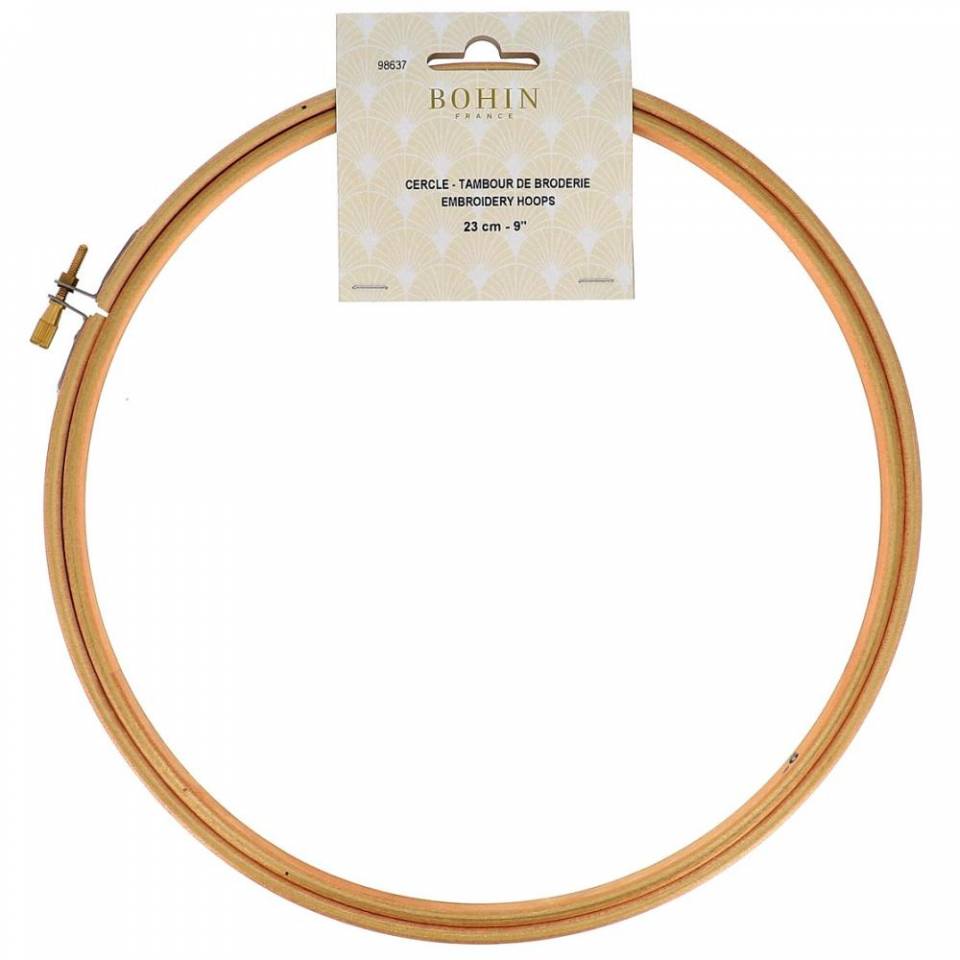 Bohin Agathis Wood Embroidery Hoop 7