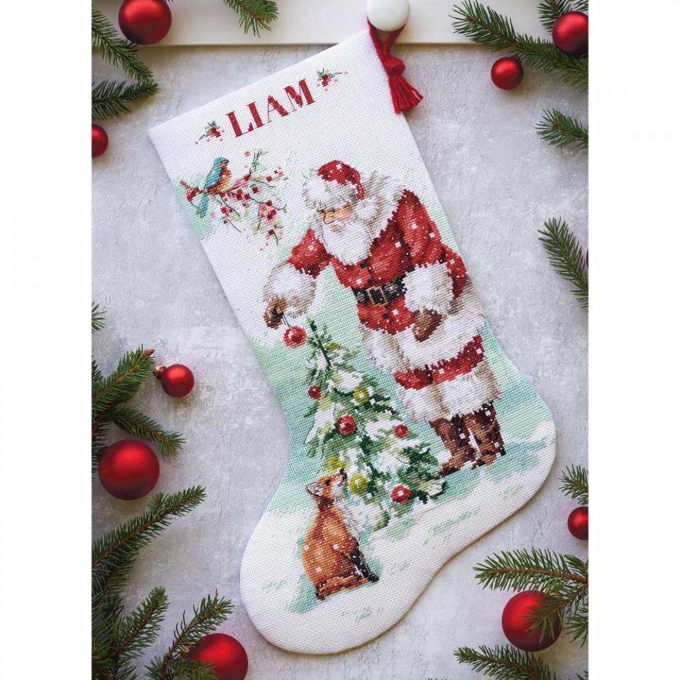 Magical Christmas Stocking (14 Count) - Cross Stitch Kit