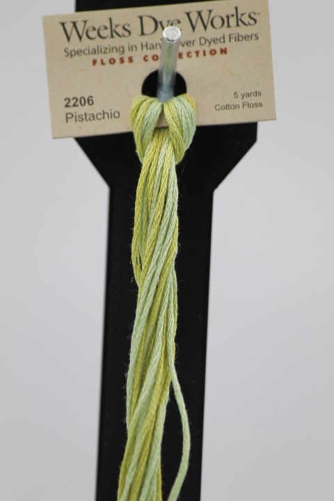 Needle and thread outlet pistachio