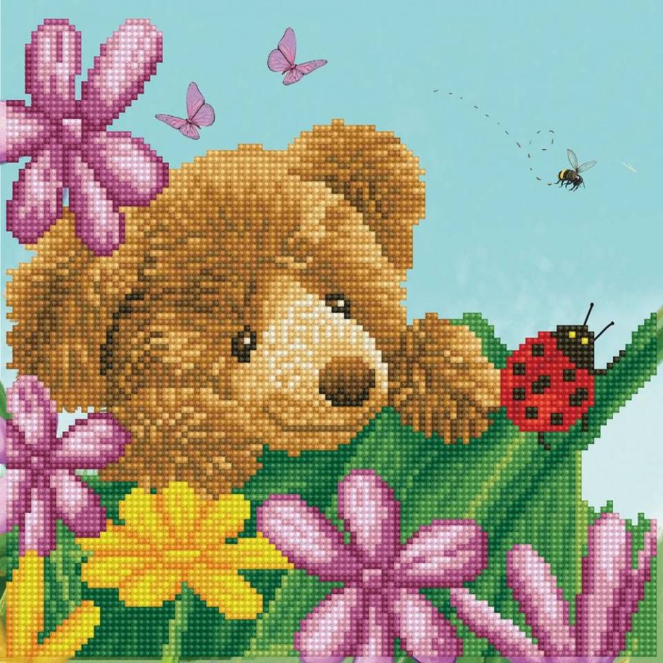 Diamond painting teddy bears online