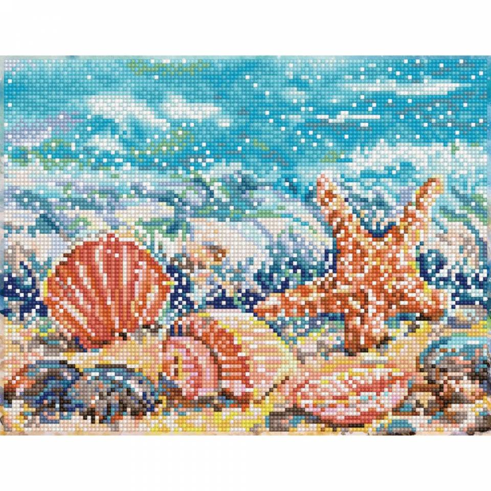 Summertime Beach Diamond Painting Kit Stitch It Central