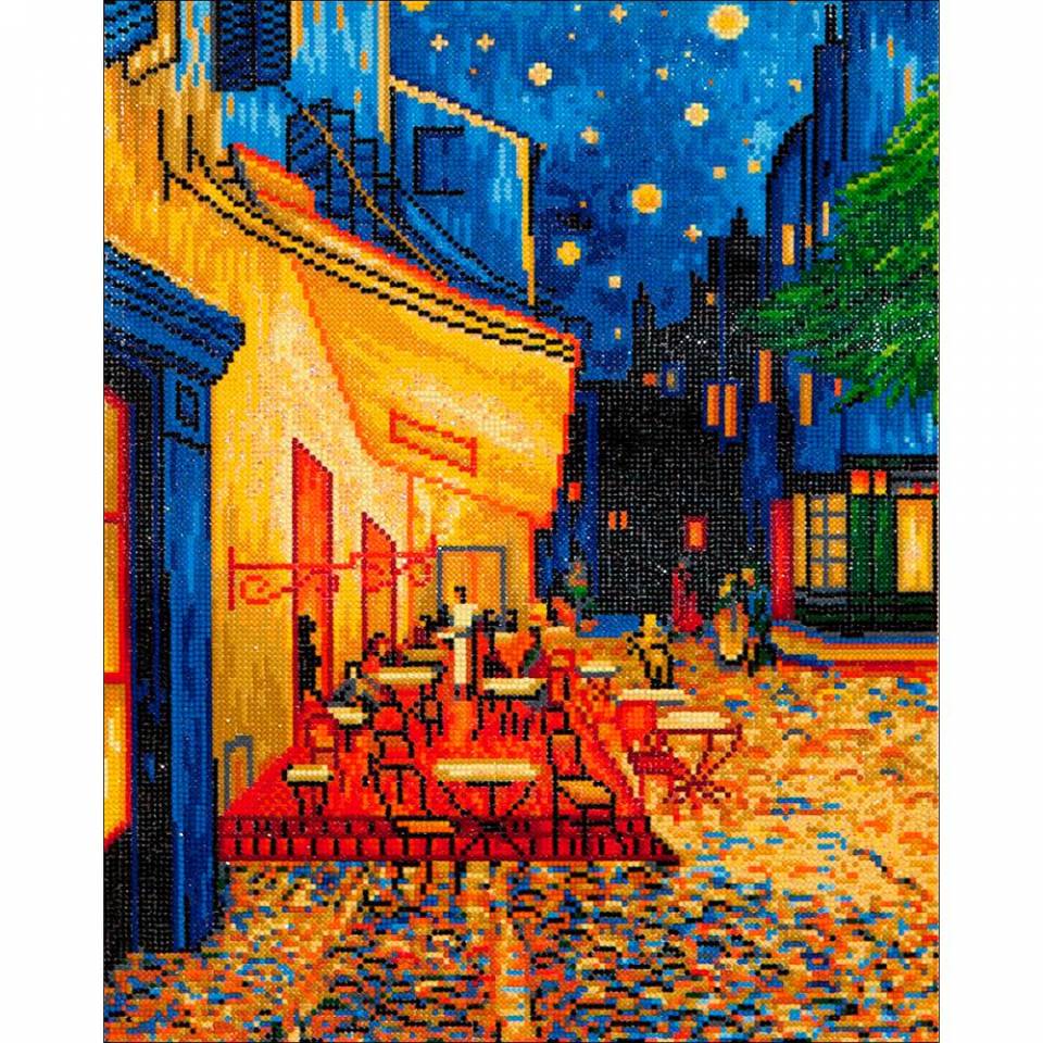 Cafe At Night Van Gogh Diamond Painting Kit Stitch It Central