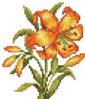 Lily Embroidery 