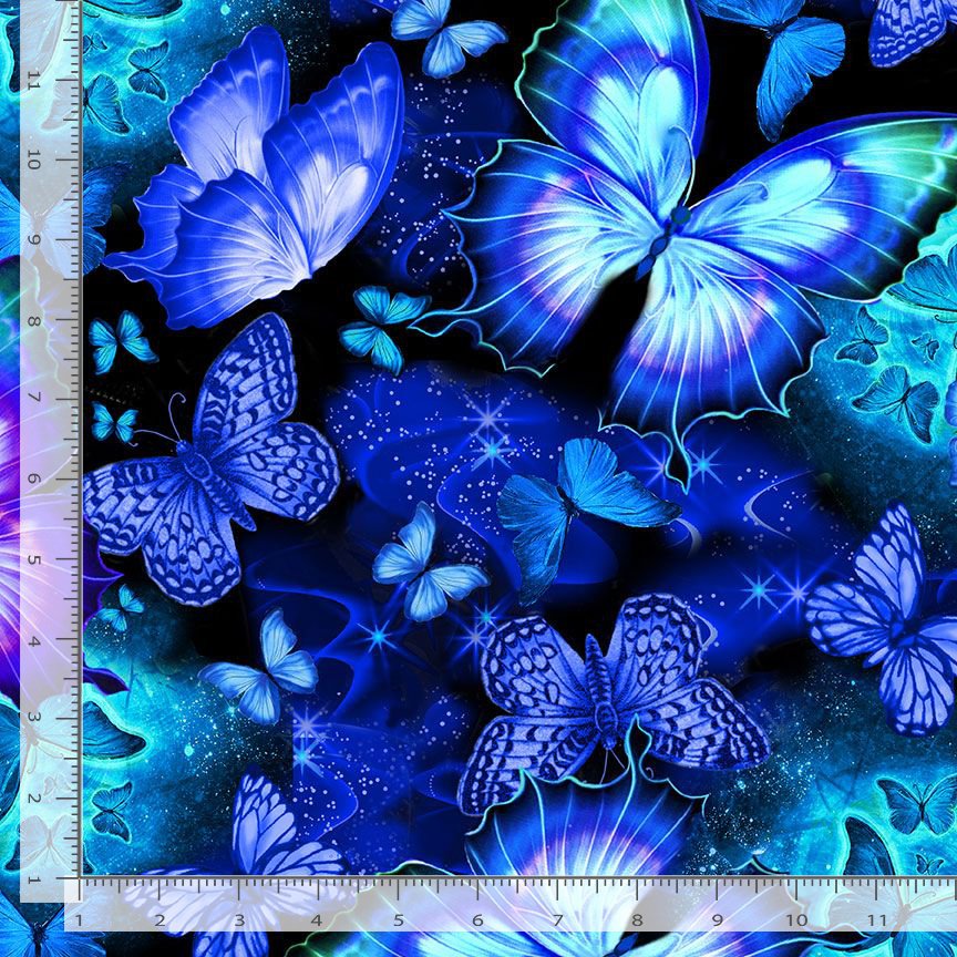 Cosmic Butterfly - Midnight Night Sky Butterflies Fantasy # CD1835 ...