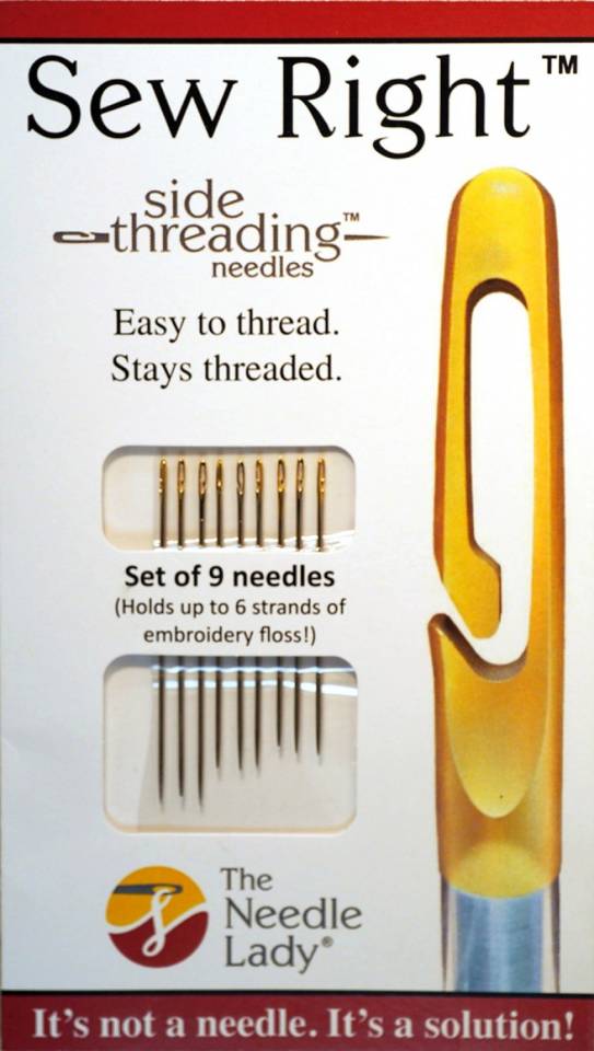 The Needle Lady's Side Threading Needles 9pc # SEN-SR9: Stitch-It