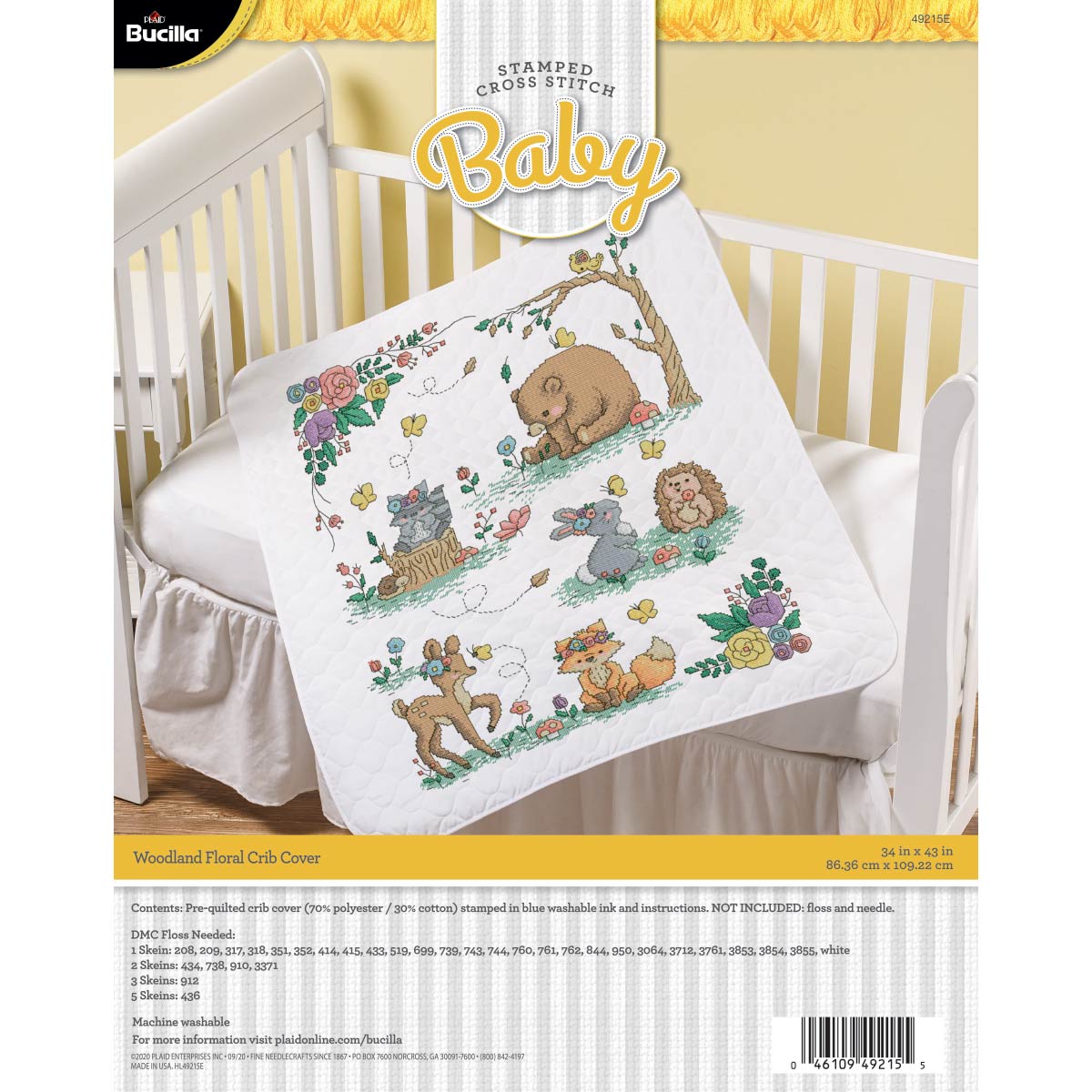 Quilted crib best sale