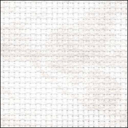 14 Count Aida - Smokey White Vintage Zweigart Cross Stitch Fabric